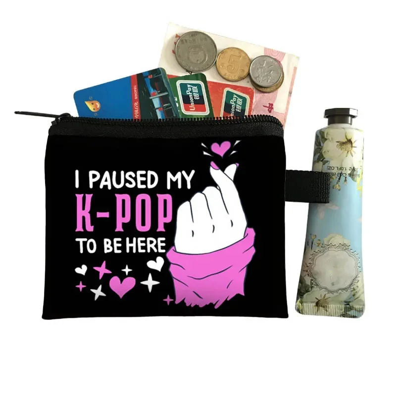 K-pop Ramen Boba K-drama Coin Purse KPOP Korea Wallet Women Harajuku Credit Card Earphones Holder Money Coin Bag Pouch Gift