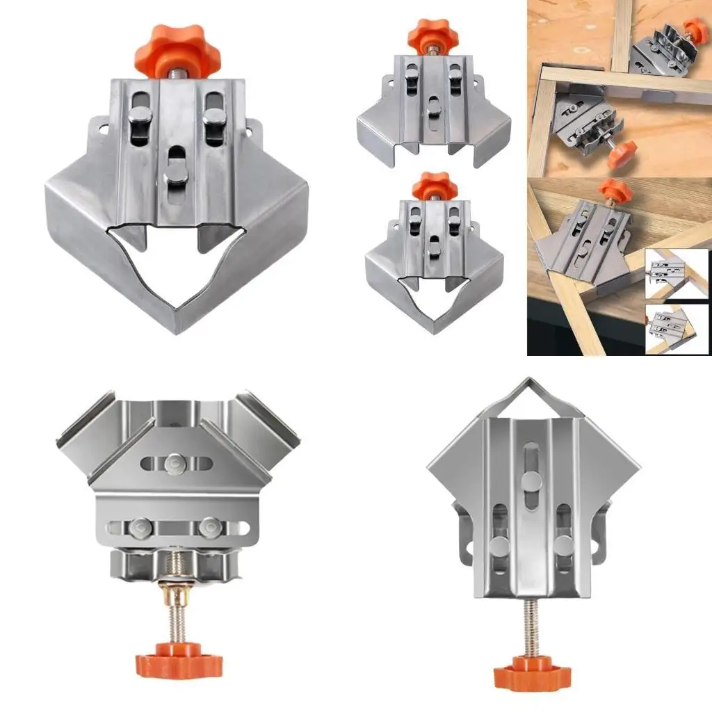 

652F угловой зажим 90 градусов Прямой угловой зажим с регулируемыми алюминиевыми качающимися челюстями зажимы с одной ручкой для