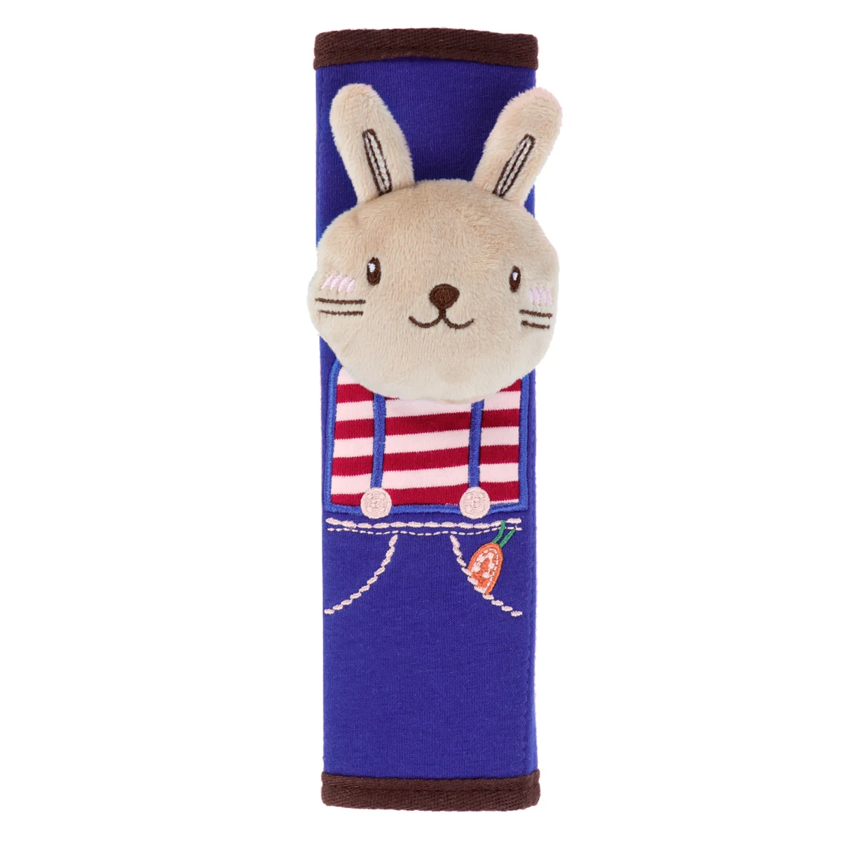 Funda de correa de hombro para Protector de seguridad con patrón de conejo suave, cojín automático para cochecito de dibujos animados