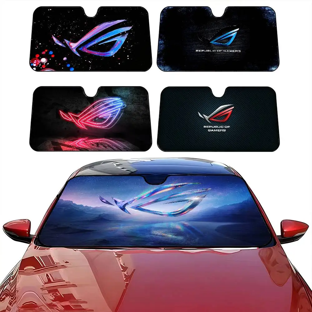 

A-ASUS Car Solar Protection Heated Windshield Sunshade Car Window Windscreen Cover Sun Shade Auto Sun Visor