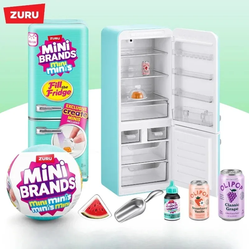 Mini Refrigerator Surprises Fans. Your Brand Lists Mini Food Blind Box, Mysterious Toy Collection Accessories. blind boxes - Detail 1