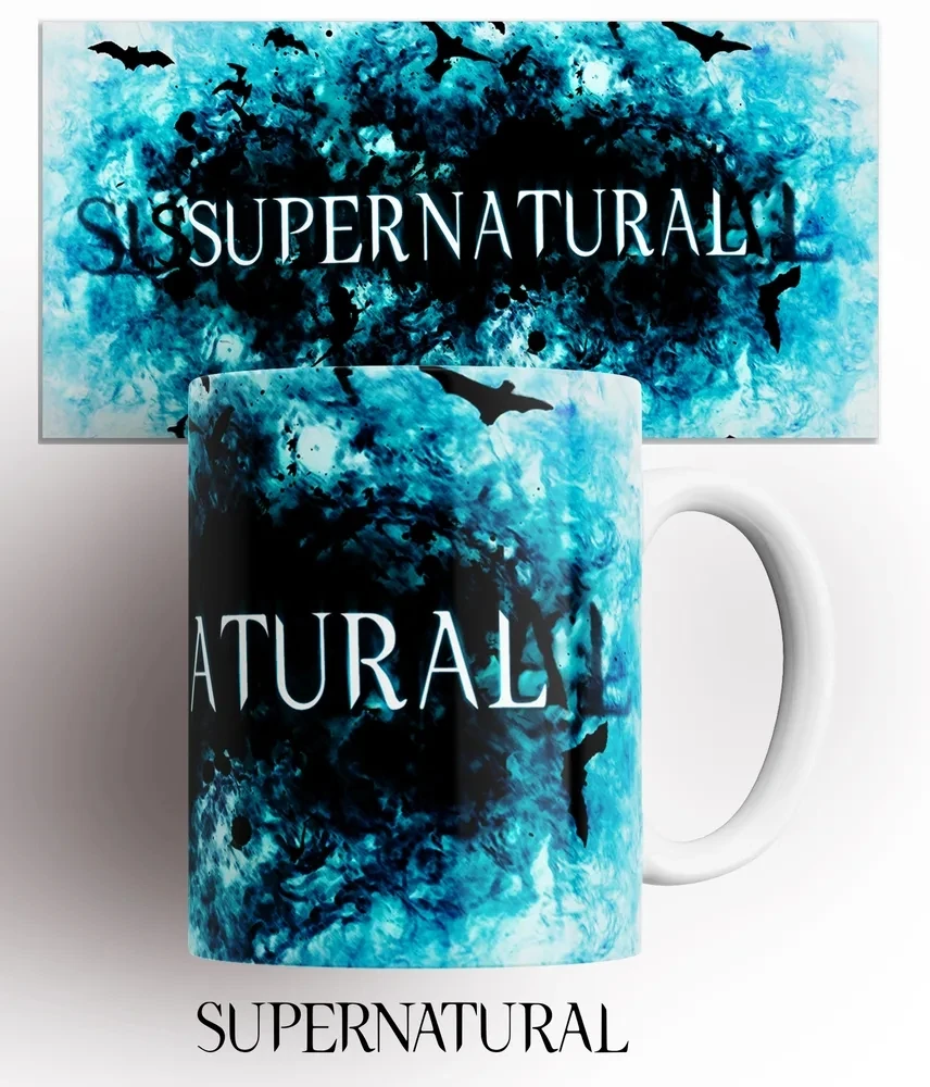 

New Supernatural Mug 350ml High Quality Ceramic Creative Home Tea Cup Kids Milk Cup Boy Friends Beer Cup