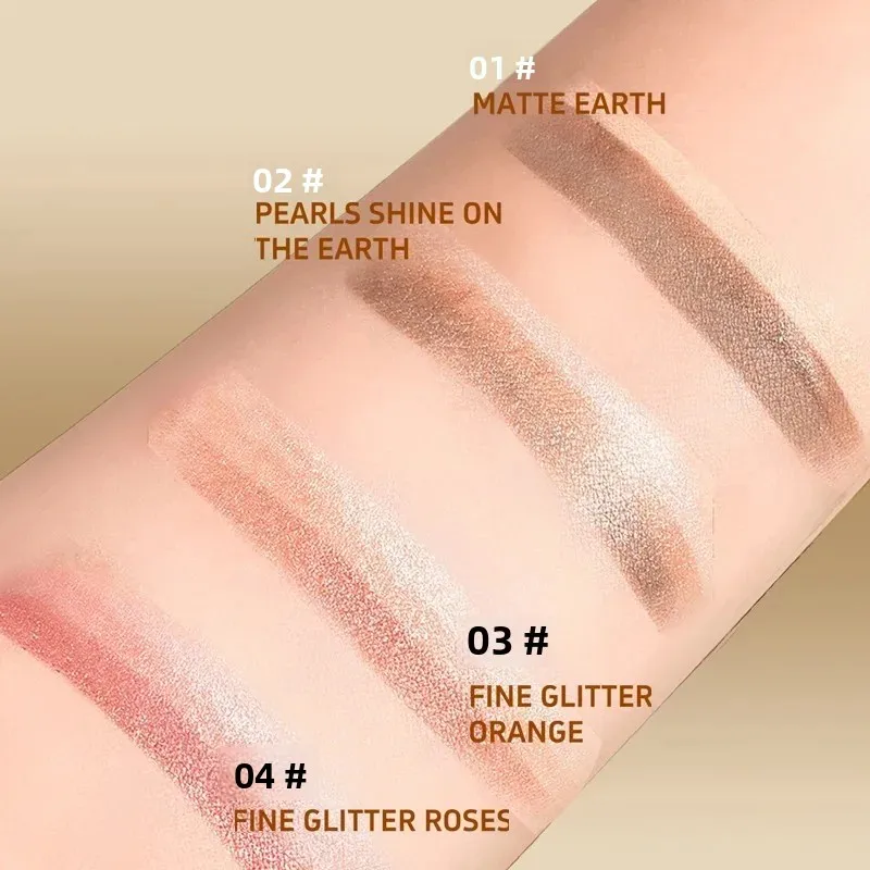 Long Lasting Waterproof Eyeshadow Stick Matte Smudge Proof Creamy High Pigment Makeup Pencil Smooth Glide Application