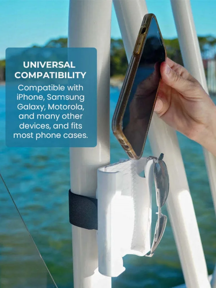 Boat Phone Holder, Universal Desk Waterproof Heavy Duty Holder For Boating Kayak Sailing Marine Marina For Phone All Smartphones