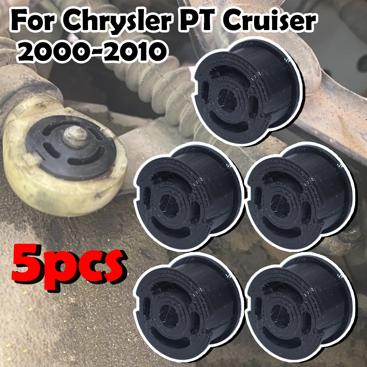 

5pcs Manual 5SP Gear Selector Linkage Grommet For Chrysler PT Cruiser Smooth Shifting Upgrade Shift Cable Bushing Replacement