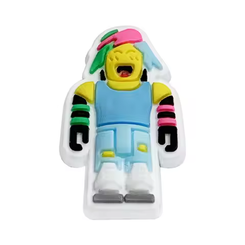 34pcs Hot ROBLOX Game Series PVC Soft Rubber Cute Exquisite Shoe Button DIY Shoe Cartoon Sandal Button Friend Gifts