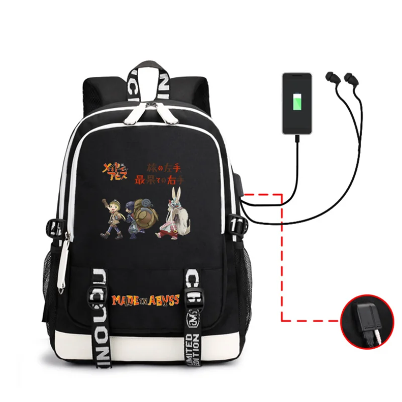 

Anime Made in Abyss Backpacks Teenarges Schoolbag Nanachi Riko Cartoon Girls Boys Fashion Shoulder Laptop Outdoor Bags Mochila