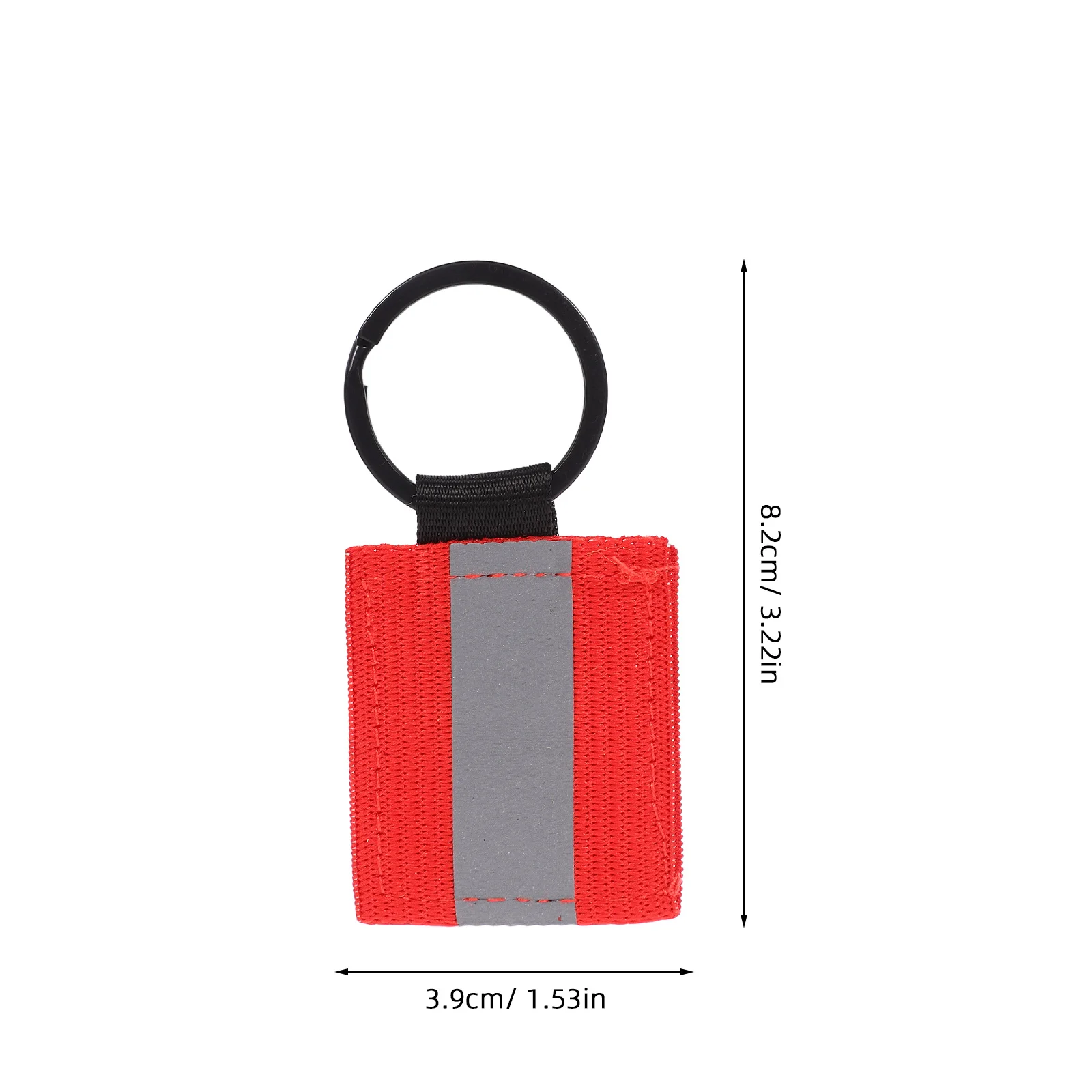 10 قطعة سلسلة مفاتيح عاكسة مزدوجة الجوانب تسميات عاكسات السلامة لحقائب الظهر والسترات ليلة في الهواء الطلق والعتاد الملحقات