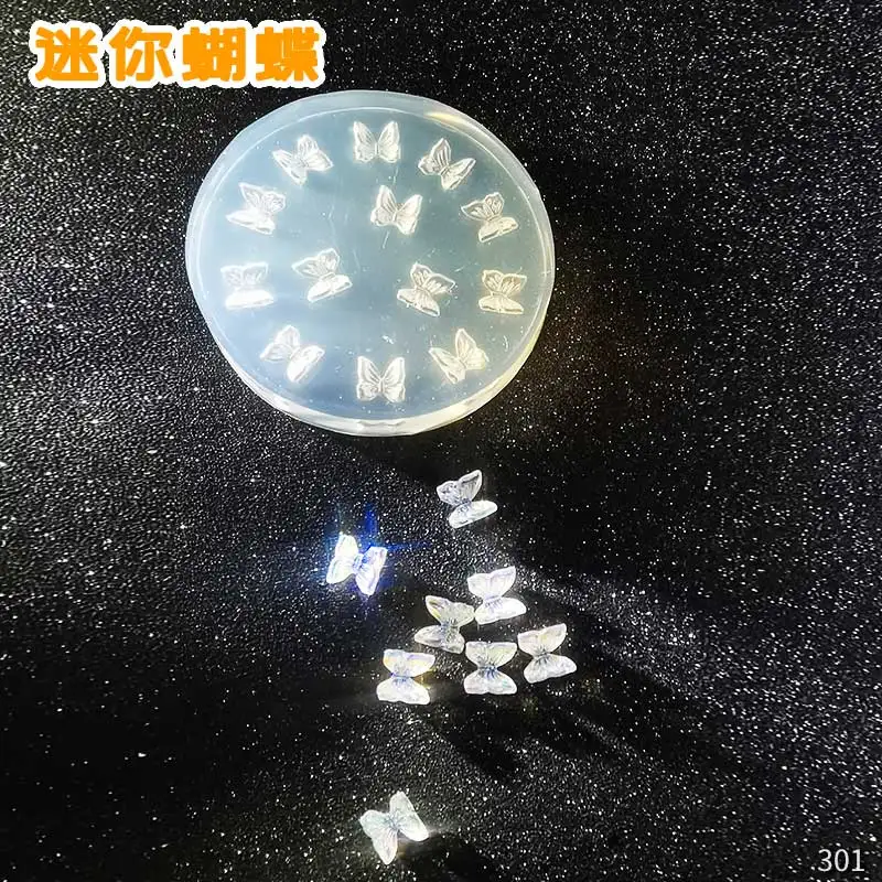 DIY Handcraft Mini  Butterfly  Epoxy Resin Mold Food Play Miniature Pinching Mould Epoxy Resin Mold UV Resin Moldse