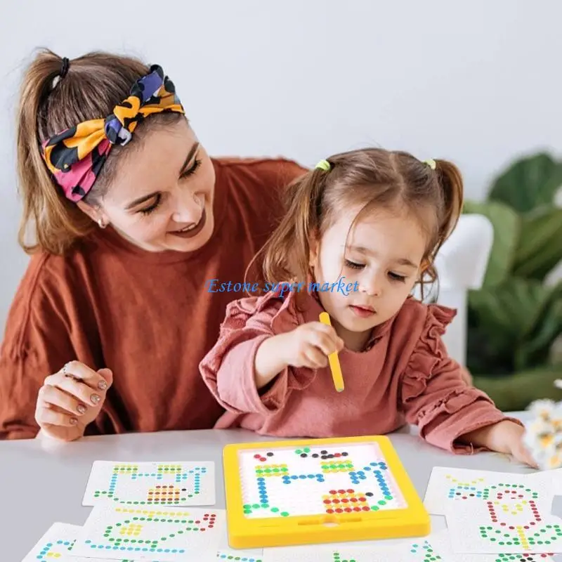 090B długopis magnetyczny dla dzieci chodzący koralik zabawka do rysowania tablica do rysowania utwór zabawka do rysowania