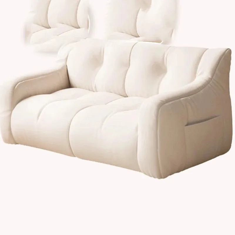 غرفة نوم منحني أريكة بنمط حقيبة الفول منتصف القرن الحديثة مبطن غرفة المعيشة أريكة مريحة الحد الأدنى Salas Muebles أثاث الشمال
