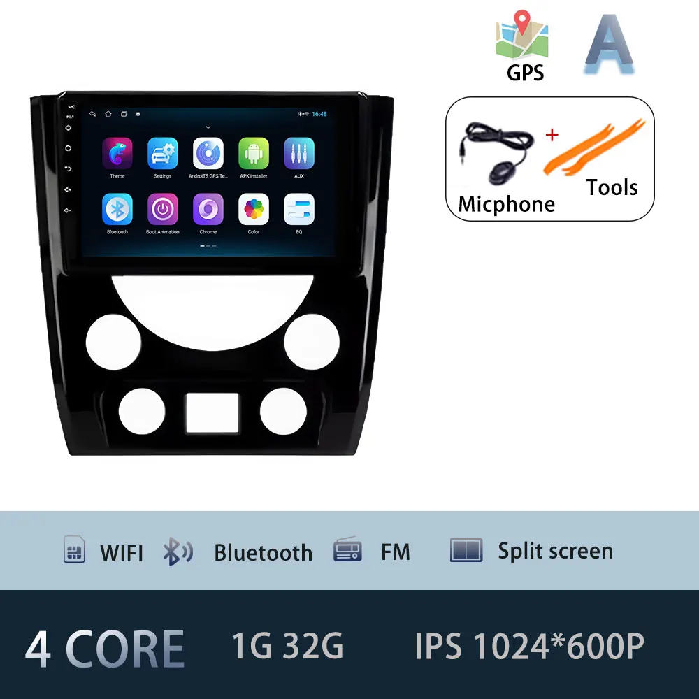 Carplay Android 15 Auto Voor SsangYong Rexton W 2014-2016 GPS Autoradio Navigatie Multimedia Video Player Stereo BT - afbeelding 1