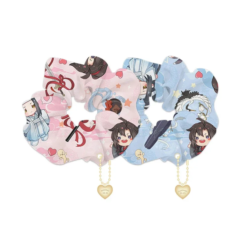 DY20Grandmaster della Coltivazione Demoniaca Mo Dao Zu Shi Wei Wuxian Lan Wangji Cosplay Prop Donne Elastico Legami Dei Capelli Titolare Copricapi2