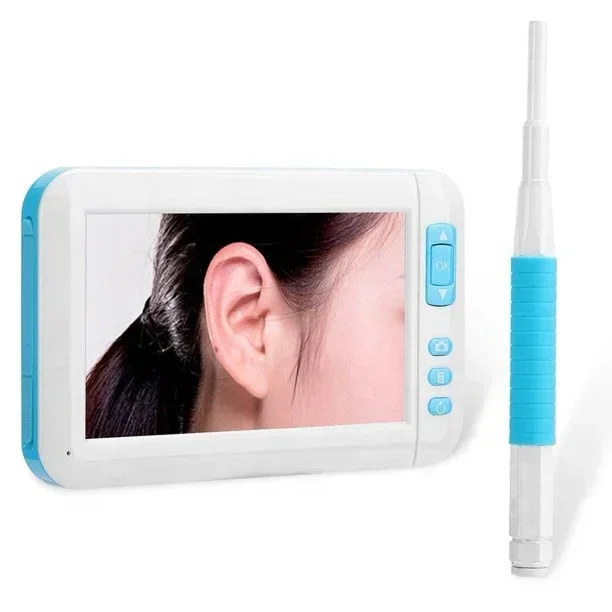 

C01 3.9mm Household Visual Intelligent Ear Pick Handheld Otoscope Endoscope With Screen Display,Ear Endoscope Camera