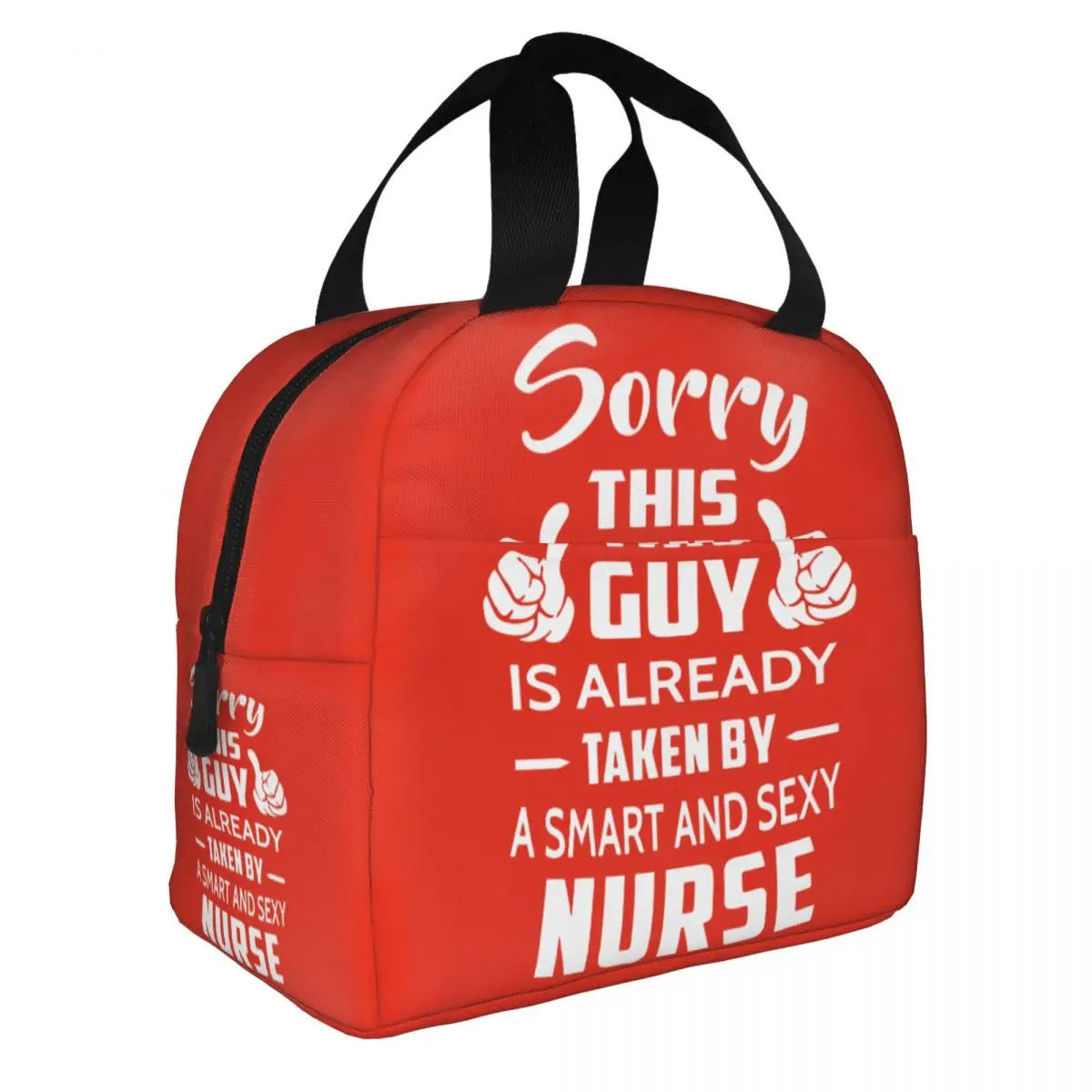 Nurse Insulated Lunch Bags Cooler Bag Lunch Container Boyfriend Fiance Husband Leakproof Lunch Box Tote Food Bag School Outdoor