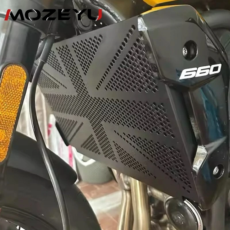 

For TRIDENT660 Radiator Grille 660 Trident 2021 2022 2023 2024 2025 Motorcycle Aluminum Radiator Grid Guard Protection Cover