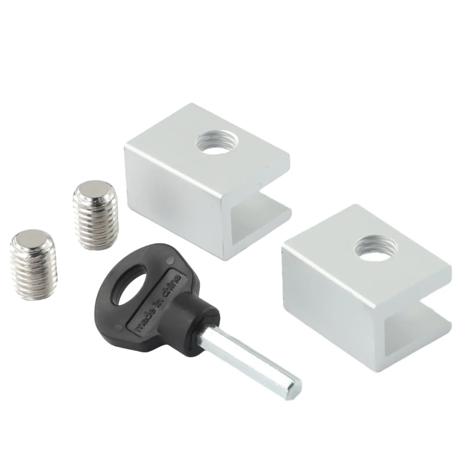 2pc Adjustable Window Lock Stopper Safety Locks For Kids And Pets Anti-theft Door Lock Non Punch Sliding Window Lock Hardware