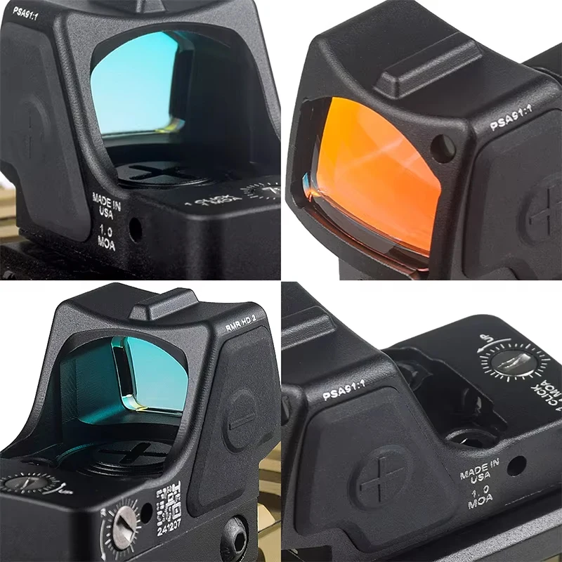 Tactical Trijic RMHD 3MOA Red Dot Sight Reflex Sight G  Picatinny Rail/mount No Parallax HD Imaging Handgun Rifle Scopes