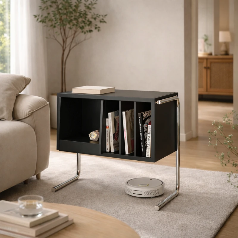 Floating Stainless Steel Table Legs Movable DIY Bracket Stable Side Cabinet End Table Coffee Table Easy Install Replacement Legs