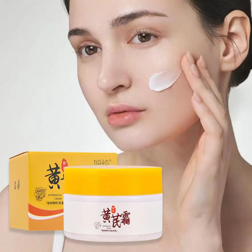 La crema sbiancante per lentiggini all'astragalo cinese rimuove la crema idratante Anti-età Melasma schiarente per la cura delle macchie scure schiarente a secco L1w9