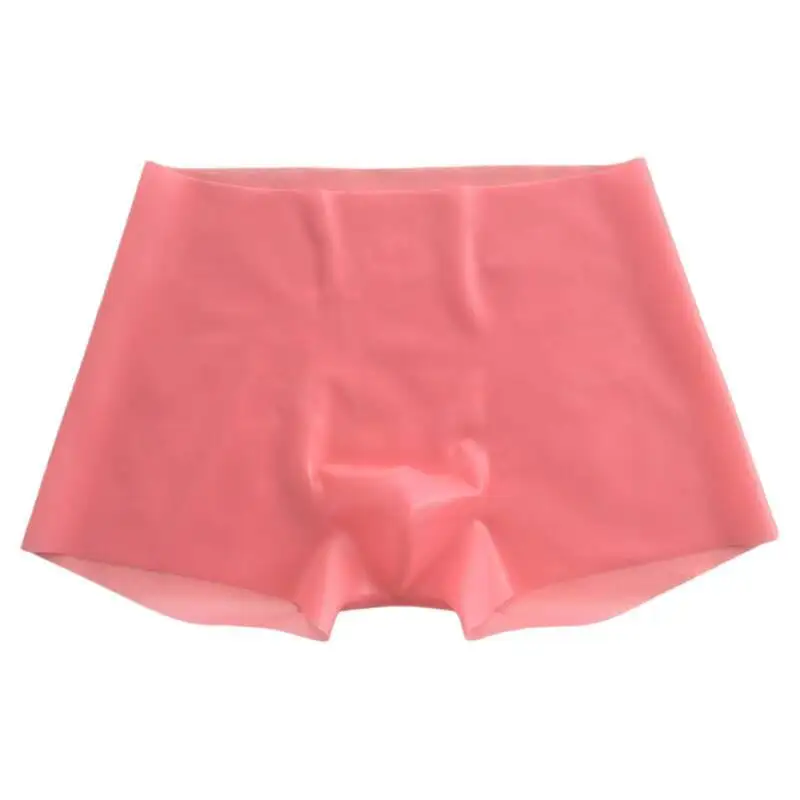 Latex Leather Underpants Men Shorts Lingerie Plus Size Underwears Sexy Bottoms