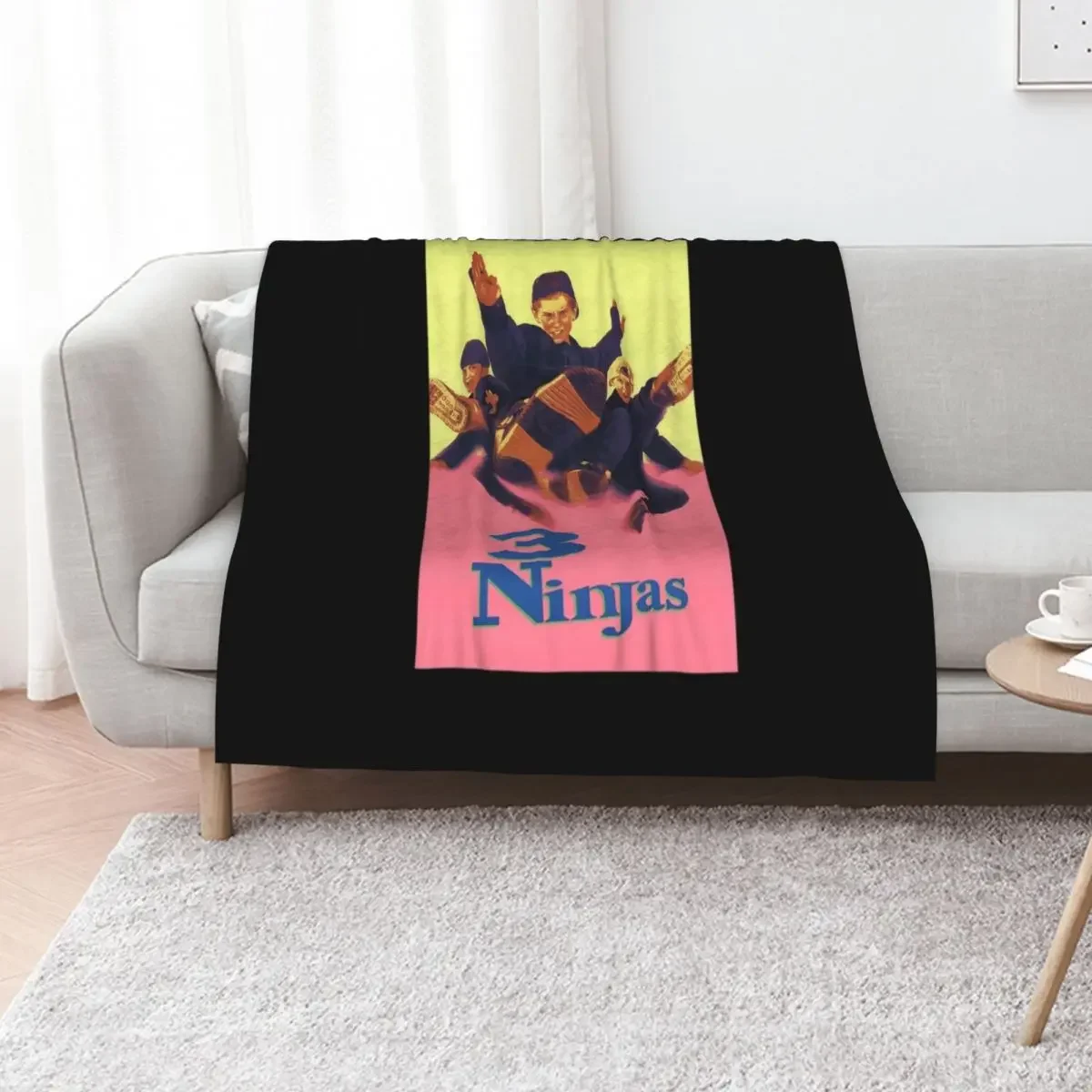 

3 Ninjas Throw Blanket Softest Bed linens bed plaid Comforter Blankets