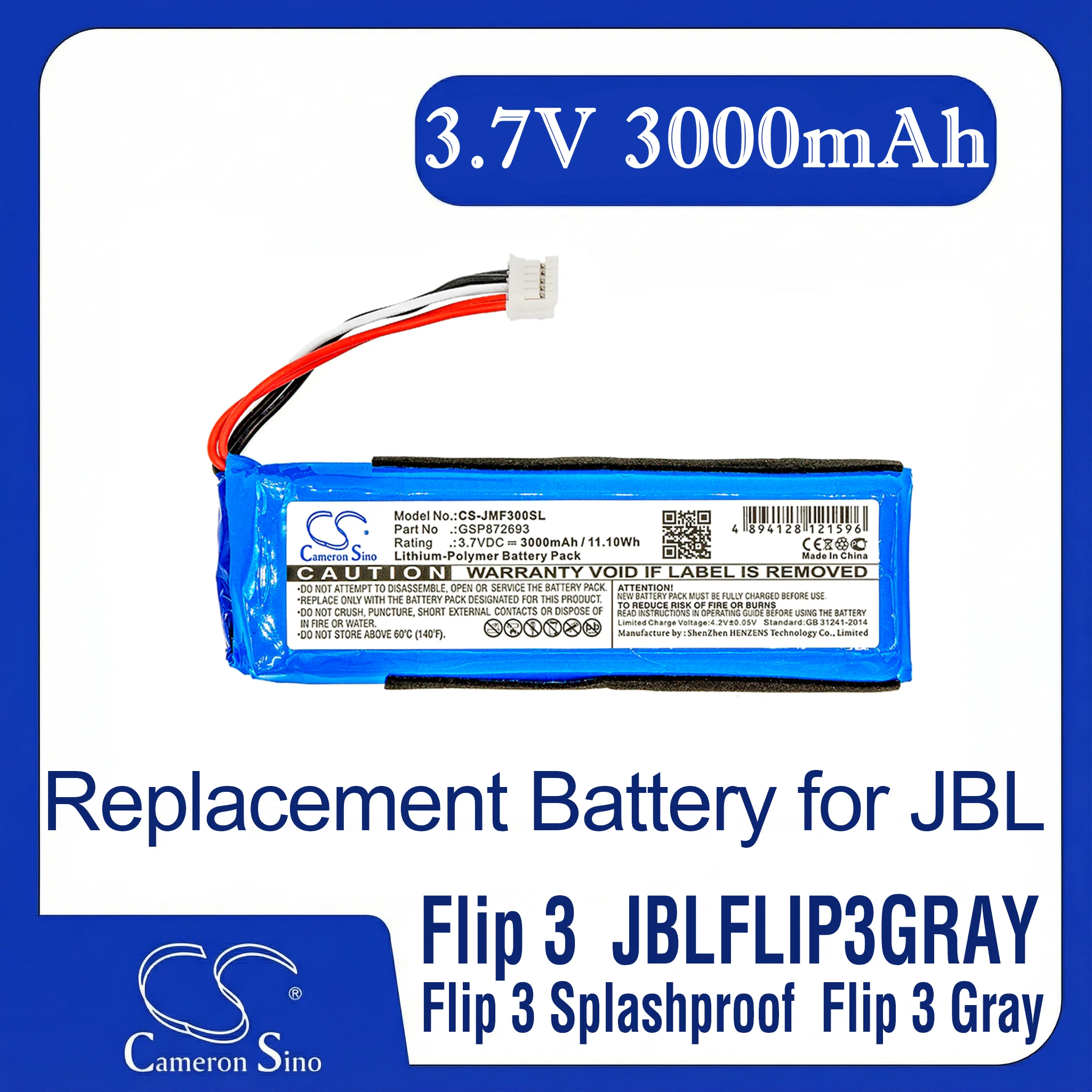 Cameron Sino Replacement Battery for Riester  L Otoscopes, Laryngoscopes, Ophthalmoscopes,, Fits P/N 10691,Ri-accu