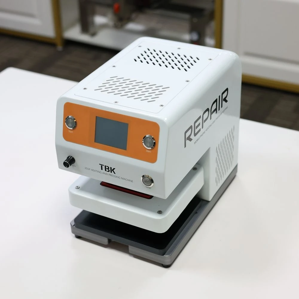 TBK 201P Mobile Phone Pressure Holding Machine Curved Flat Screen/Bracket/Back Cover with Motor Pump Core Components