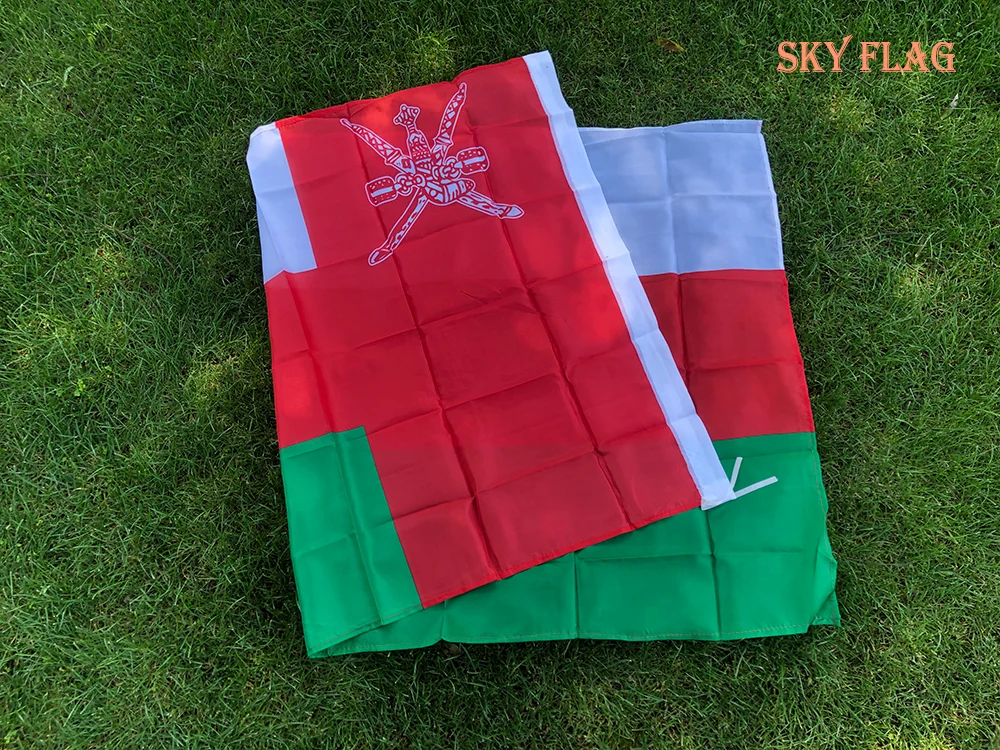 Oman Flag 90x150cm Sultanate of Oman Flag 3x5ft high quality polyester hanging Oman flag banner for decoration