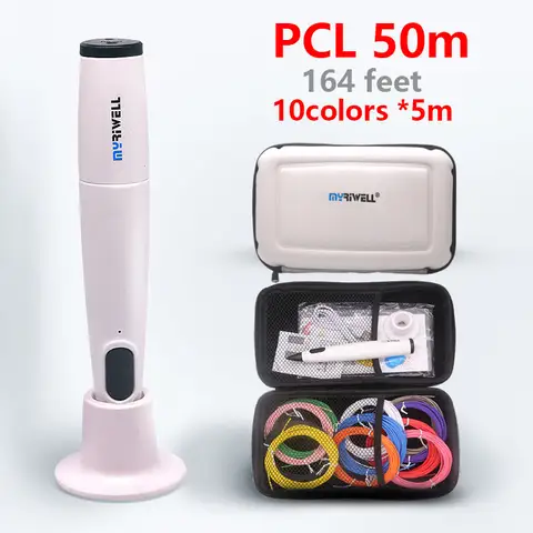 Myrwell RP300B 저온 3D 펜, 3D 낙서 펜, 창의적인 페인팅 펜, 대용량 보관 가방, PCL 필라멘트 Best5 Myrwell RP300B 저온 3D 펜, 3D 낙서 펜, 창의적인 페인팅 펜, 대용량 보관 가방, PCL 필라멘트 Best5
