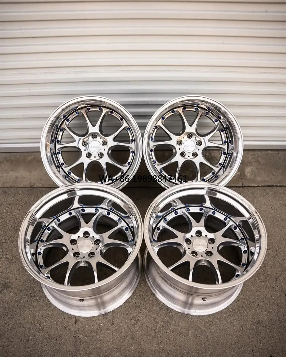 

High Strength Professional Forged Chrome Alloy Wheel Rim Full Size Aluminum Build For Long Term Use