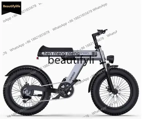 

Электрический велосипед A601 для бездорожья, с литиевой батареей, переменной скоростью, 20-дюймовый, для транспортировки, пляжный мотоцикл