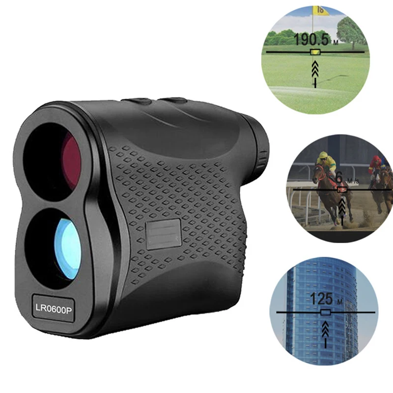 

600M Laser Rangefinder Distance Speed Height Angle Overall Measurement Optical Hunting Golf Outdoor Laser Range Finder Telescope