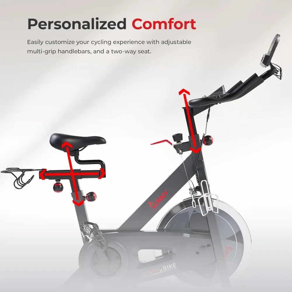 Bicicleta estacionaria de ciclismo, volante de inercia de 40LB y asiento ajustable de 4 vías para ejercicio en casa y en interiores, entrenamiento de Cardio