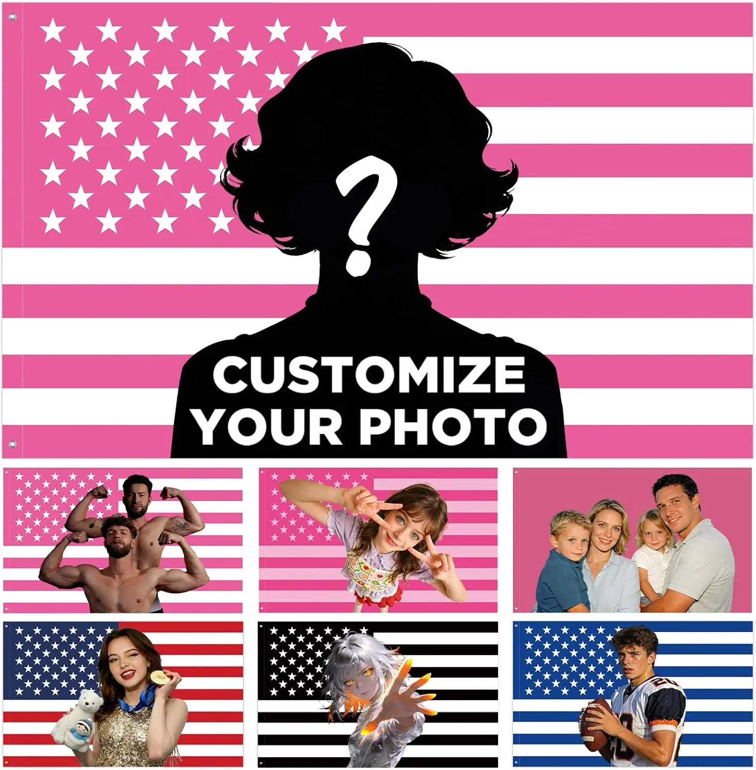 Personalized Pink Union Jack Flag Customize Text Photo Logo All-Weather Indoor Outdoor UK Flag for Party Events Dorm Room Decor Personalized Pink Union Jack Flag Customize Text Photo Logo All-Weather Indoor Outdoor UK Flag for Party Events Dorm Room Decor