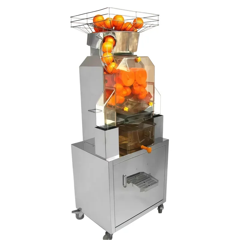 Commercial Electric Citrus Juicer Automatic Orange Juice Maker Heavy Duty Stainless Steel Fruit Extractor for Bar Restaurant