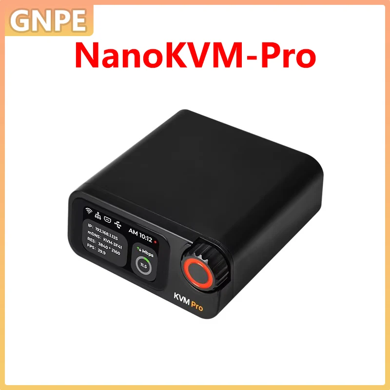 Sipeed NanoKVM-Pro PiKVM 4K IP-KVM GbE WiFi6 PoE Remote Control HDMI Second Screen for HomeLab Server NAS