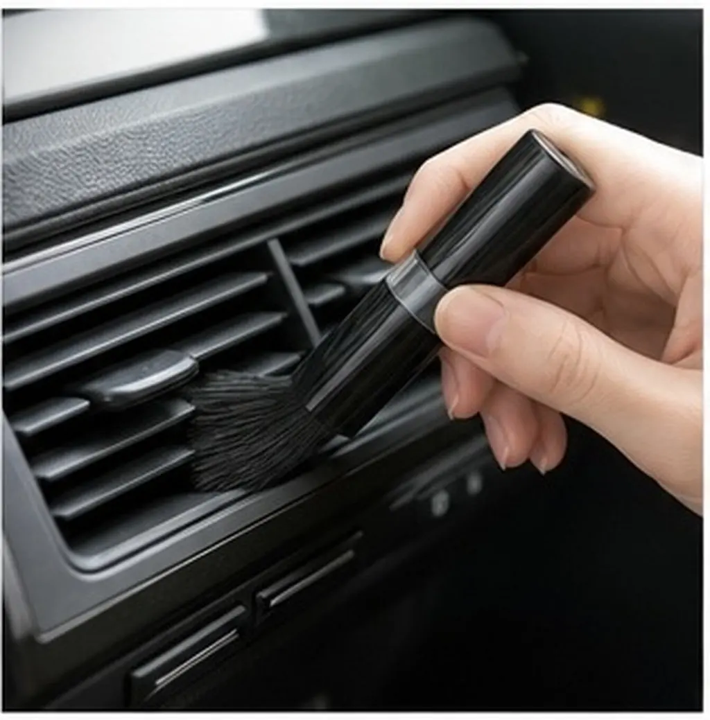 4Pcs Premium Detail Cleaning Brush Set for Keyboard Lens Camera Car Air Vent Gaps Small Portable Dusting Tools Interior
