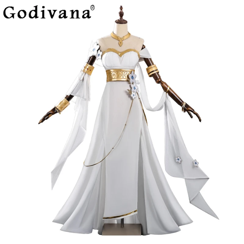 Star Rail Play Ruolo Abbigliamento Uniforme da donna Abiti da festa di carnevale di Halloween Set di abbigliamento natalizio bianco fresco femminile