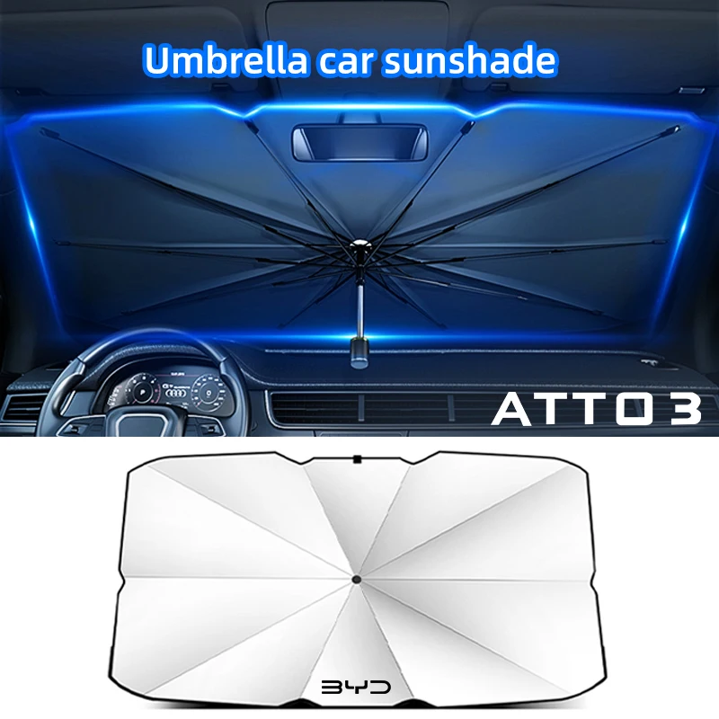 

Автомобильный зонт от солнца под заказ, защита от УФ-лучей, для BYD Atto 3 Dolphin DM-i Qin Yuan Plus Song Plus Tang F3 E6 Han EV Seagull
