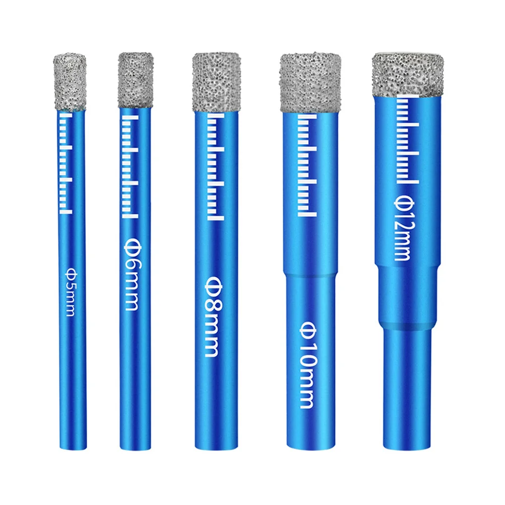 

Glass Drill Bit High Temp Ceramic Tile Drilling Bits for Granite Marble Stone Vitrified Brick Pot Hole Opener Dry Cutting Alloy