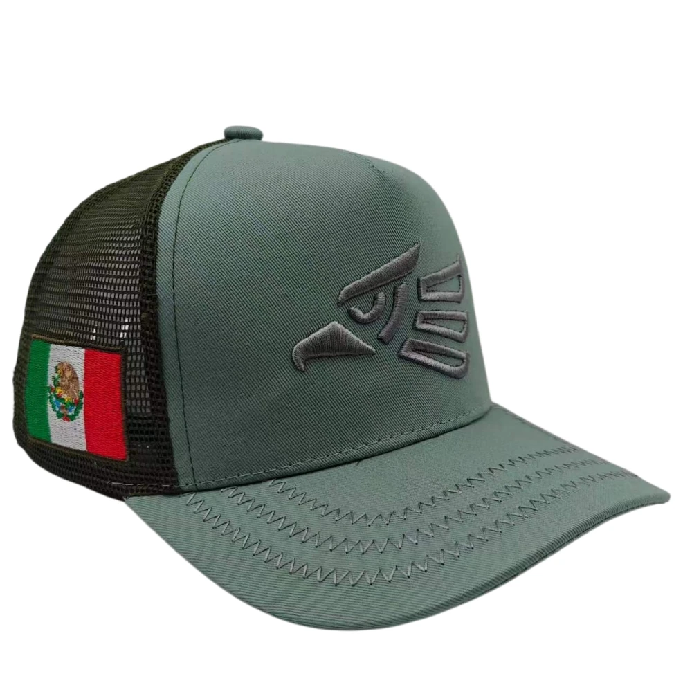 Unisex-Baseballkappen mit mexikanischem Adler-Logo, für Frühling und Sommer, Outdoor, verstellbar, Freizeitkappen, Hip-Hop-Kappe, Sonnenschutzhut – Detail 3