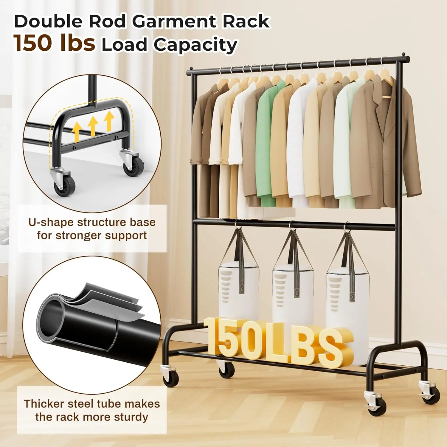 Thumbnail 2 - #5 Compare Garment Storage Racks Before You Buy