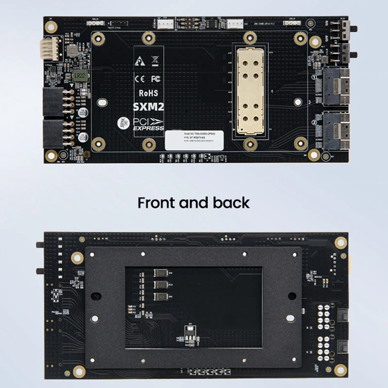 

Адаптер SlimSAS — SXM2 V100 SXM2 с одним слотом X16, прямой плинтус 8654, интерфейс для внешней видеокарты