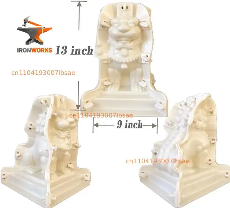 Cement molds for Animals, Concrete Garden Statue Lion Mold for Garden Decoreation