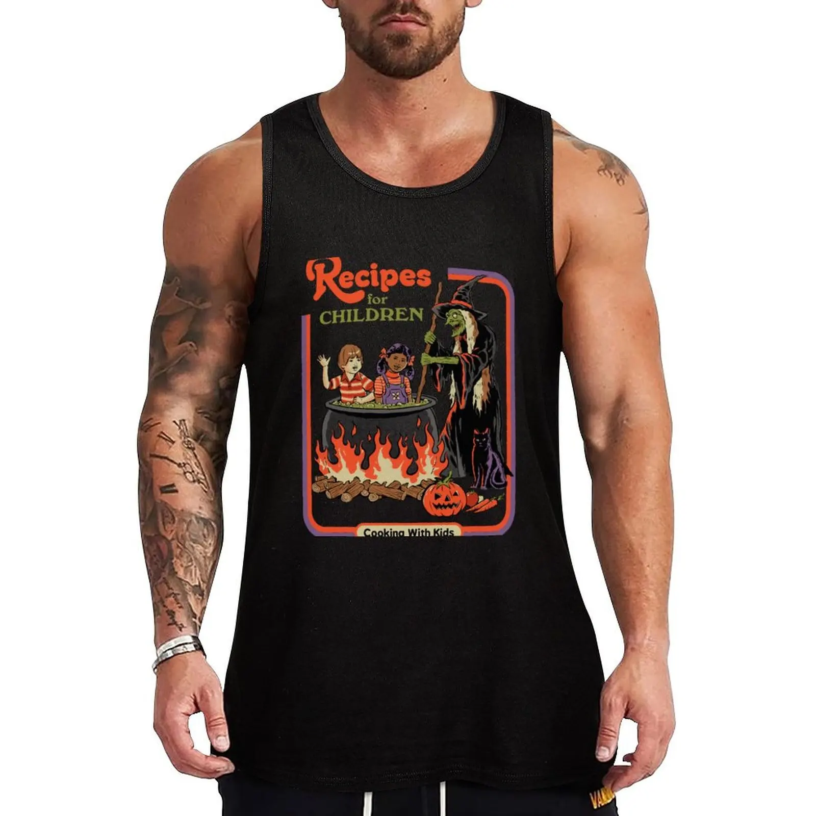 Recipes For Children Tank Top summer 2025 best selling products sexy clothes men t shirt gym