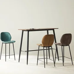 Taburetes de Bar para juegos de dormitorio, escritorio de recepción, diseño de altura de maquillaje, Sillas de comedor, Sillas de barbero cómodas, muebles únicos