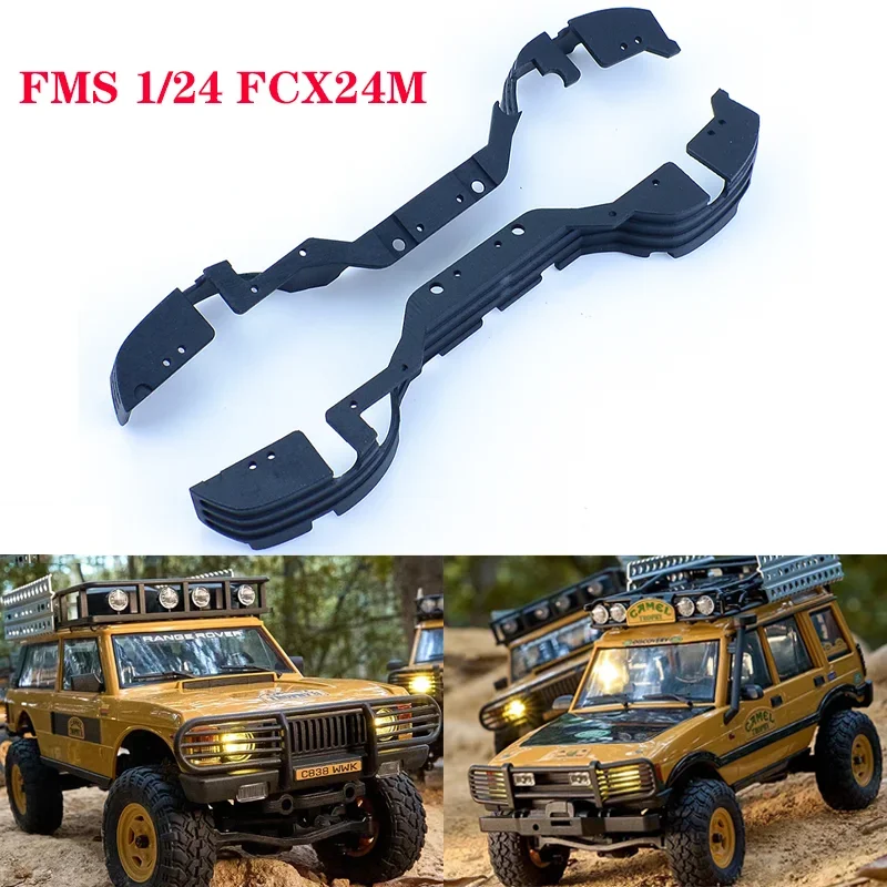 FMS Simulação Impressão 3D Interior Fender Forro para RC Crawler Car, FCX24M, Camel Cup, Discovery Truck Upgrade, 1:24, 2Pcs