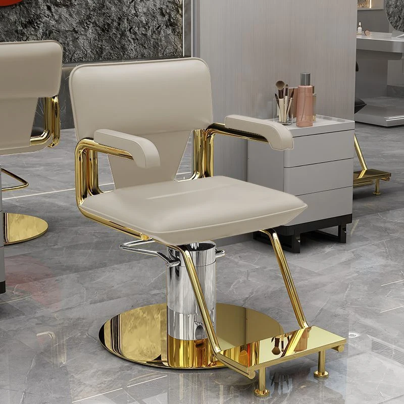 كرسي حلاق حديث احترافي، كراسي عتيقة لتوفير المساحة الجمالية الفاخرة، أثاث صالون Stuhl Friseur البسيط #6