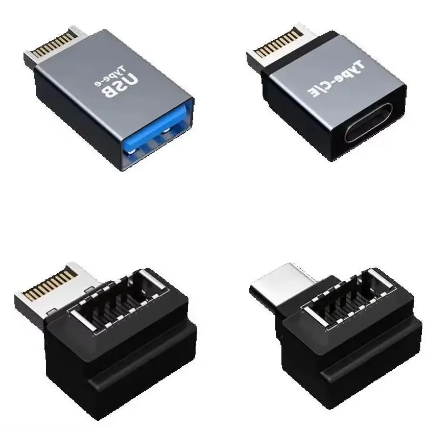

1PCS Type E USB 3.1 Front Panel Header to USB C Type C Expansion Cable Adapter Connector for Desktop Computer Motherboard Plug